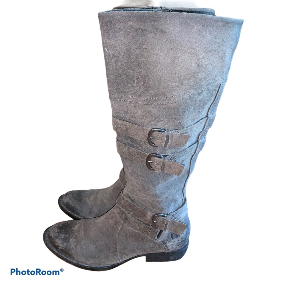Born Gray Odom Oiled Burnished Leather Boots Size 5.5